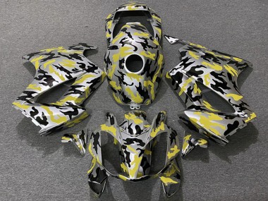 Carena Moto Honda VFR 800 2002-2013 - Giallo Camouflage
