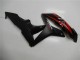 Carene Moto Honda CBR600RR 2007-2008 - Rosso Nero Opaco Decals