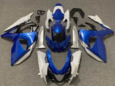 Carena Moto Suzuki GSXR 1000 2009-2016 - Bianco Argento Blu
