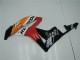 Kit Carene Moto ABS Honda CBR600RR 2007-2008 - Arancia Bianco Rosso Nero Lucido Repsol
