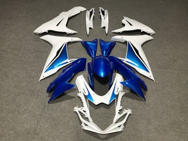 Carena Moto Suzuki GSXR 600 / GSXR 750 2011-2024 - Blu Bianco