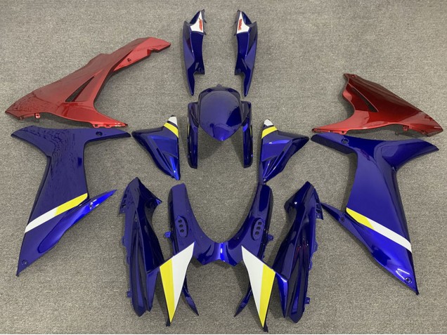 Carena Moto Suzuki GSXR 600 / GSXR 750 2011-2024 - Blu Rosso Lowers