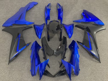 Carena Moto Suzuki GSXR 600 / GSXR 750 2011-2024 - Blu Nero Grigio