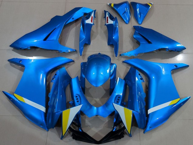 Carena Moto Suzuki GSXR 600 / GSXR 750 2011-2024 - Blu Bianco Giallo