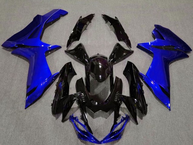 Carena Moto Suzuki GSXR 600 / GSXR 750 2011-2024 - Blu Nero Lucido