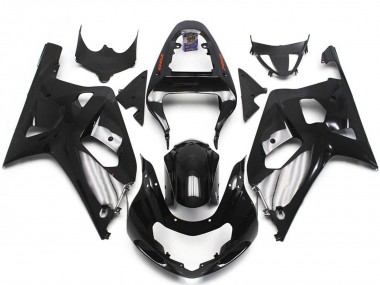 Carena Moto Suzuki GSXR 600 / GSXR 750 2001-2003 - Nero Lucido Argento