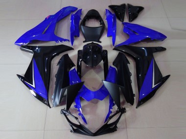 Carena Moto Suzuki GSXR 600 / GSXR 750 2011-2024 - Blu Nero Lucido