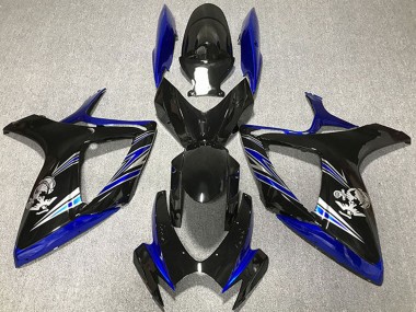Carena Moto Suzuki GSXR 600 / GSXR 750 2006-2007 - Blu Nero Lucido