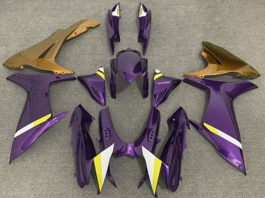Carena Moto Suzuki GSXR 600 / GSXR 750 2011-2024 - Viola Oro Bianco Giallo