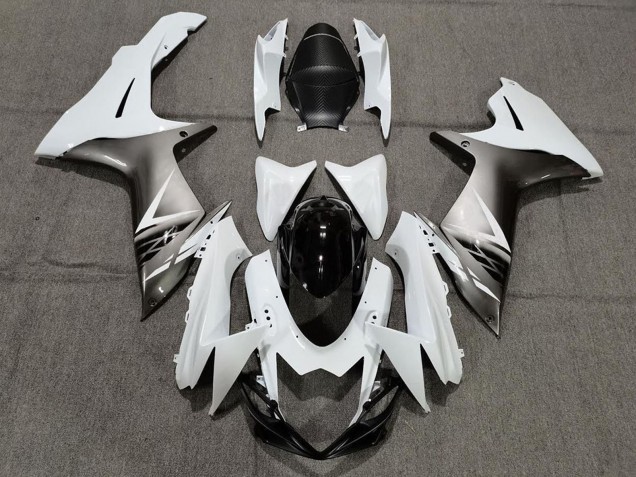 Carena Moto Suzuki GSXR 600 / GSXR 750 2011-2024 - Bianco Grigio Nero