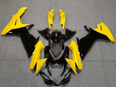 Carena Moto Suzuki GSXR 600 / GSXR 750 2011-2024 - Giallo Nero Lucido