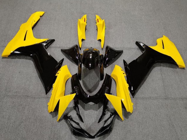 Carena Moto Suzuki GSXR 600 / GSXR 750 2011-2024 - Giallo Nero Lucido