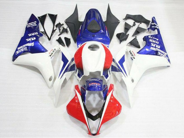 Kit Carena Moto Honda CBR600RR 2007-2008 - Bianco Rosso Blu HRC