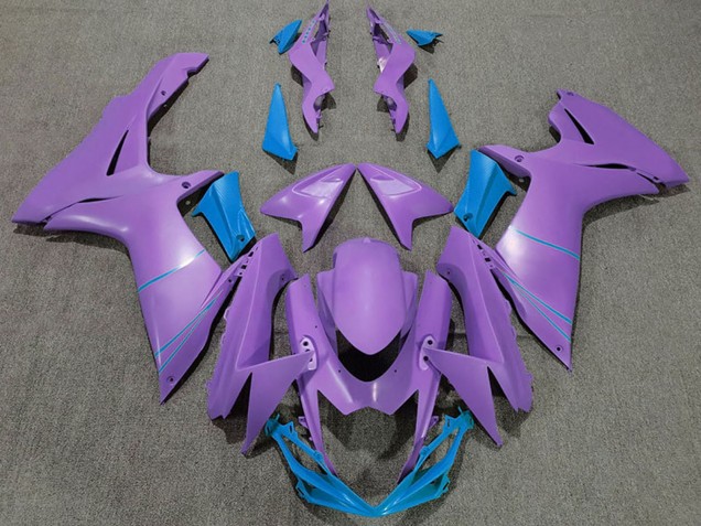 Carena Moto Suzuki GSXR 600 / GSXR 750 2011-2024 - Viola Azzurro Chiaro