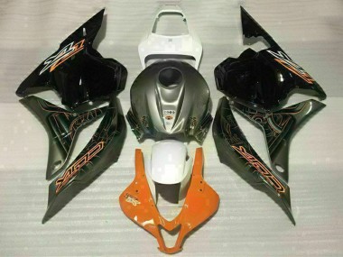 Carene Moto Honda CBR600RR 2009-2012 - Bianco Arancia Nero Lucido