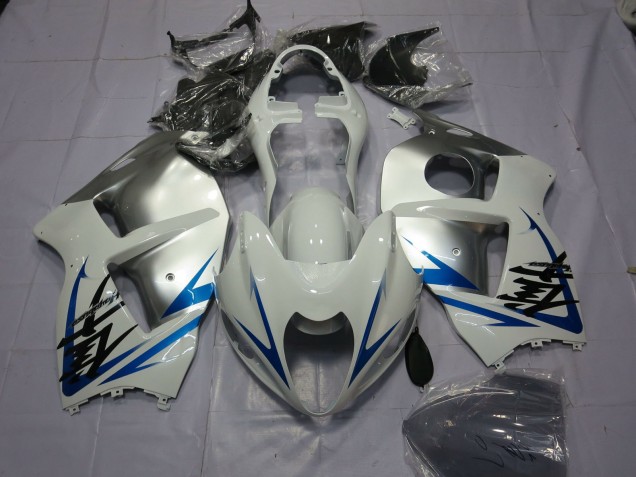 Carena Moto Suzuki GSXR 1300 1996-2007 - Bianco Argento Blu