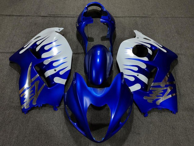 Carena Moto Suzuki GSXR 1300 1996-2007 - Bianco Blu Fiamma