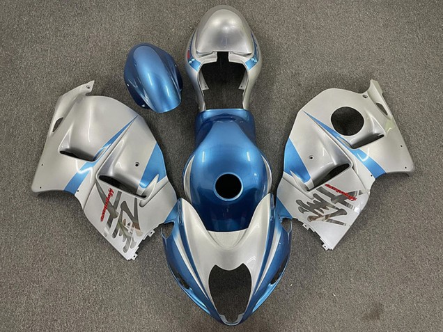 Carena Moto Suzuki GSXR 1300 1996-2007 - Lucido Azzurro Chiaro Argento