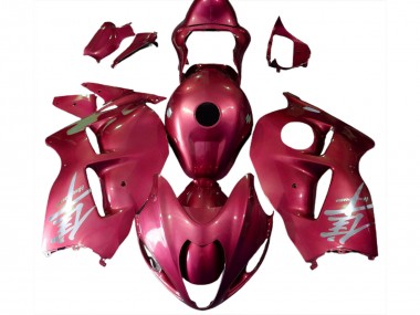 Carena Moto Suzuki GSXR 1300 1996-2007 - Lucido Rosso Argento Logo