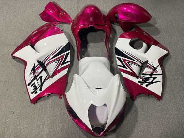 Carena Moto Suzuki GSXR 1300 1996-2007 - Lucido Bianco Rosa