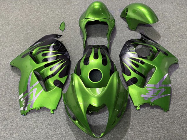 Carena Moto Suzuki GSXR 1300 1996-2007 - Verde Nero Fiamma
