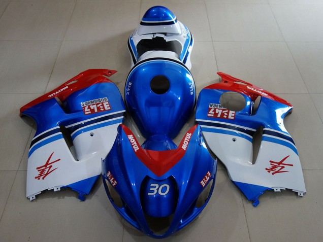 Carena Moto Suzuki GSXR 1300 1996-2007 - Blu Bianco Rosso