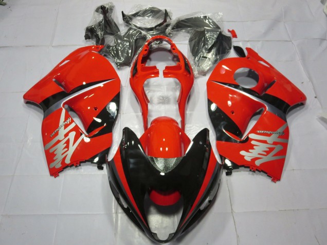 Carena Moto Suzuki GSXR 1300 1996-2007 - Rosso Nero Argento Decal