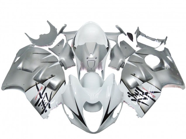 Carena Moto Suzuki GSXR 1300 1996-2007 - Argento Bianco OEM Stile