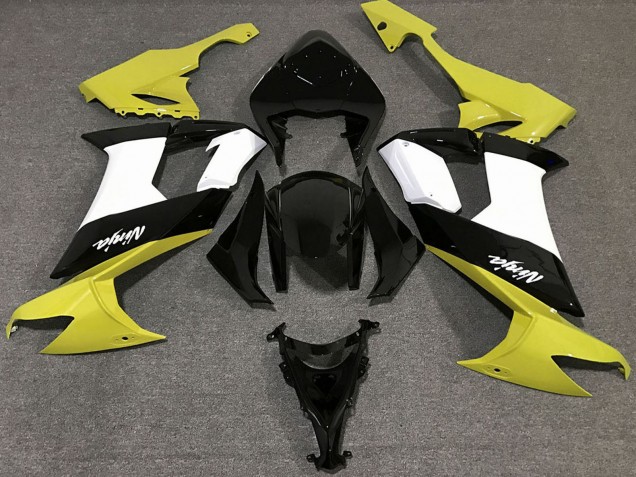 Carena Moto Kawasaki ZX10R 2008-2010 - Lucido Giallo Nero Bianco