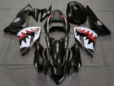 Carena Moto Kawasaki ZX10R 2004-2005 - Nero Opaco Betty Bomber