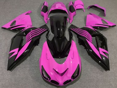 Carena Moto Kawasaki ZX14R 2006-2011 - Rosa Nero Lucido