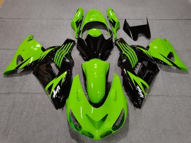 Carena Moto Kawasaki ZX14R 2006-2011 - Verde Nero Lucido Bianco Ninja