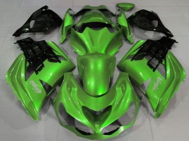 Carena Moto Kawasaki ZX14R 2012-2024 - Verde Liquido Nero