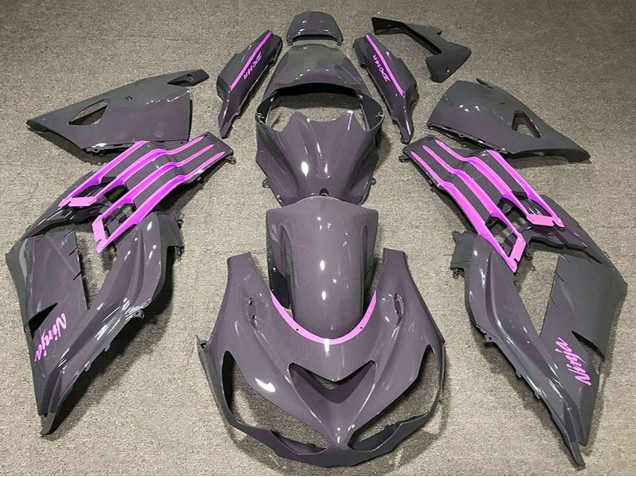 Carene Moto Kawasaki ZX14R ZZR1400 2012-2024 - Nardo Grigio Rosa