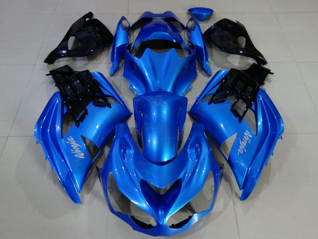Carene Moto Kawasaki ZX14R ZZR1400 2012-2024 - Blu Nero