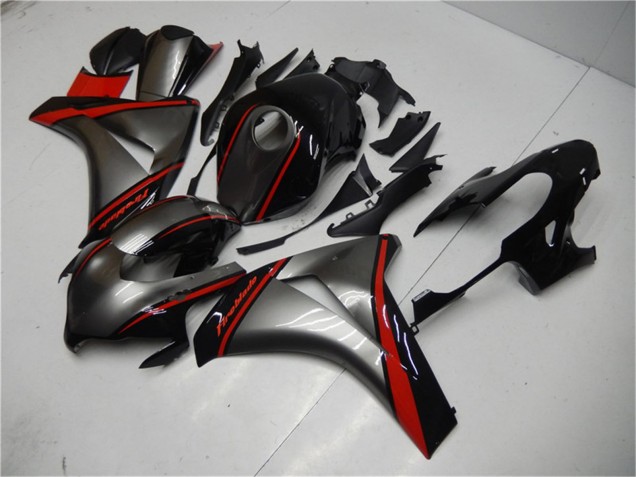 Carena Moto Honda CBR1000RR 2008-2011 - Grigio Rosso Nero Lucido