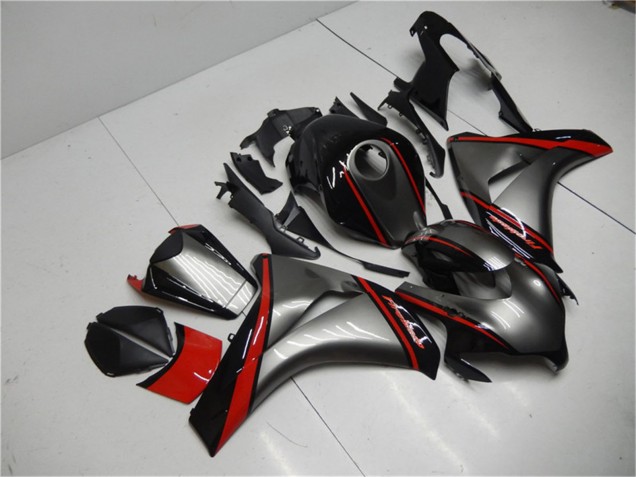 Carena Moto Honda CBR1000RR 2008-2011 - Grigio Rosso Nero Lucido