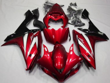 Carena Moto Yamaha R1 2007-2008 - Rosso Bianco Nero