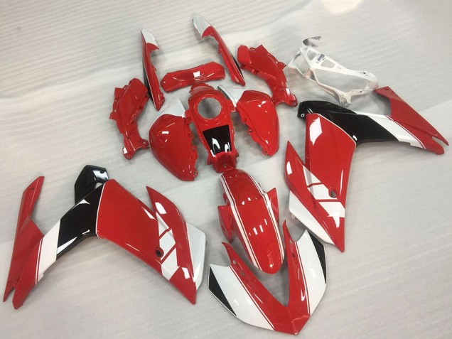 Carena Moto Yamaha R3 2015-2018 - Rosso Bianco Nero Lucido