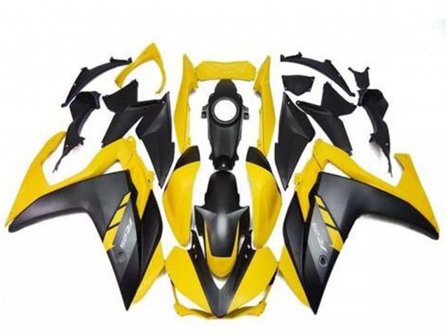 Carena Moto Yamaha R3 2015-2018 - Giallo Nero Opaco