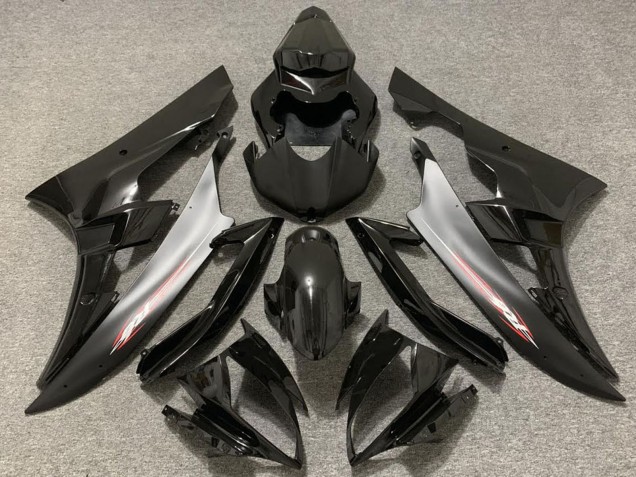 Carena Moto Yamaha R6 2006-2007 - Nero Lucido Argento