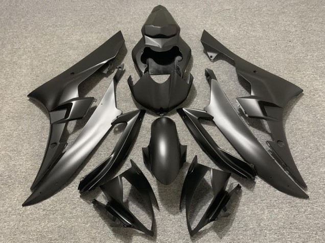 Carena Moto Yamaha R6 2006-2007 - Nero Opaco
