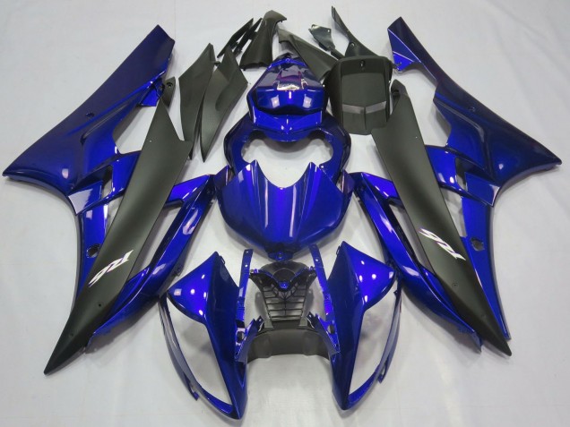 Carena Moto Yamaha R6 2006-2007 - Blu Nero Opaco