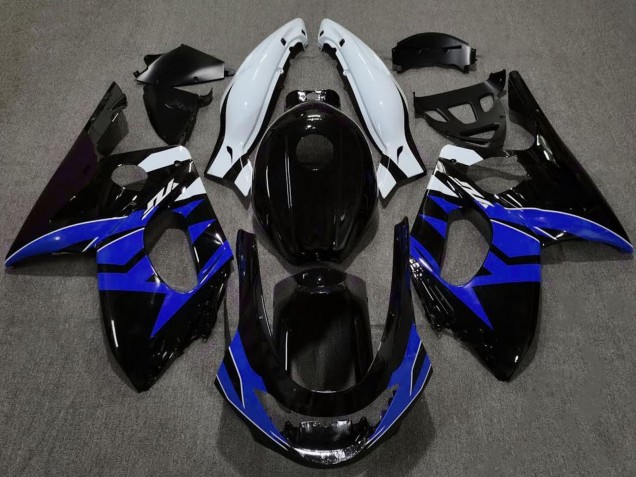 Carena Moto Yamaha YZF600R Thundercat 1996-2007 - Nero Lucido Blu Bianco