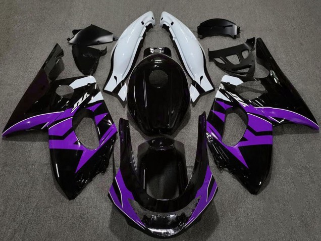 Carena Moto Yamaha YZF600R Thundercat 1996-2007 - Nero Lucido Viola Bianco