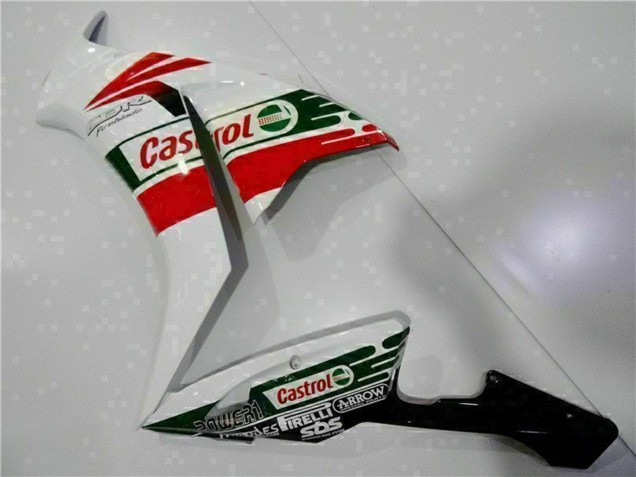 Carena Moto Honda CBR1000RR 2012-2016 - Bianco Rosso Verde Castrol