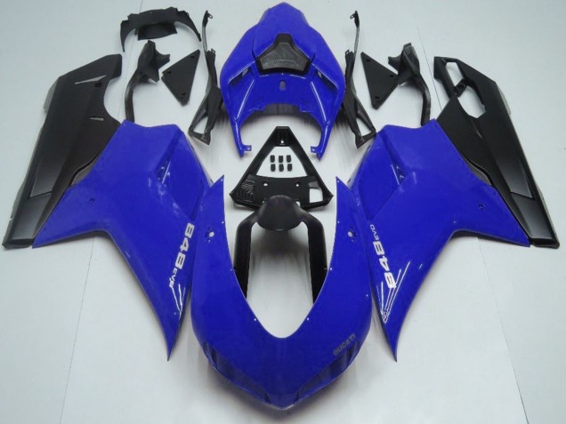 Carena Moto Ducati 848 2007-2014 - Blu Nero Opaco