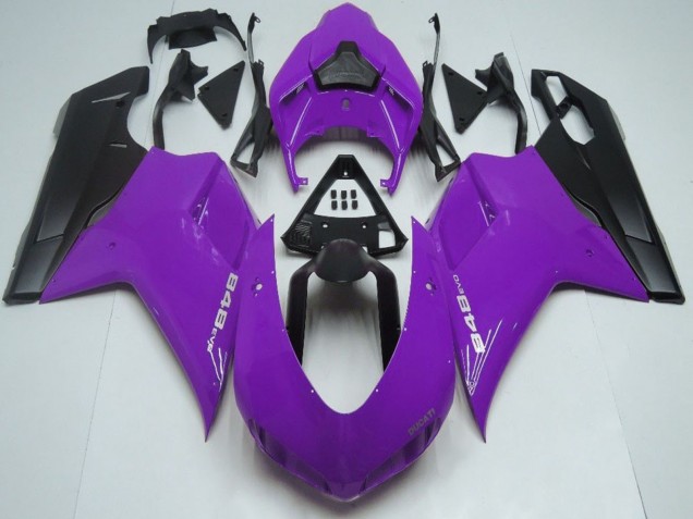 Carena Moto Ducati 848 2007-2014 - Viola Nero Opaco
