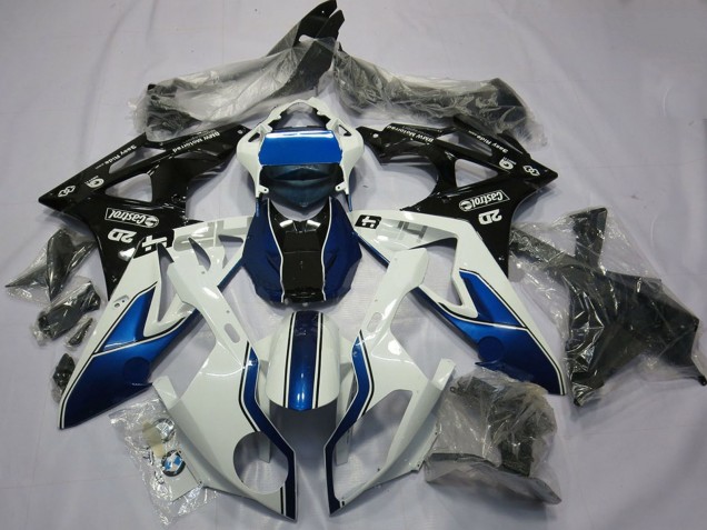 Carena Moto BMW S1000RR 2015-2016 - Bianco Blu Nero Lucido