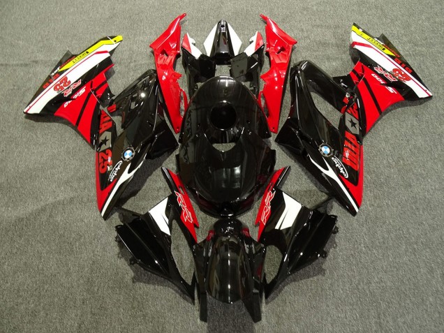 Carena Moto BMW S1000RR 2015-2016 - Bianco Rosso Giallo Nero Lucido